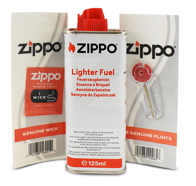 Zippo Zestaw Oryginalny - Benzyna, Knot, Kamienie